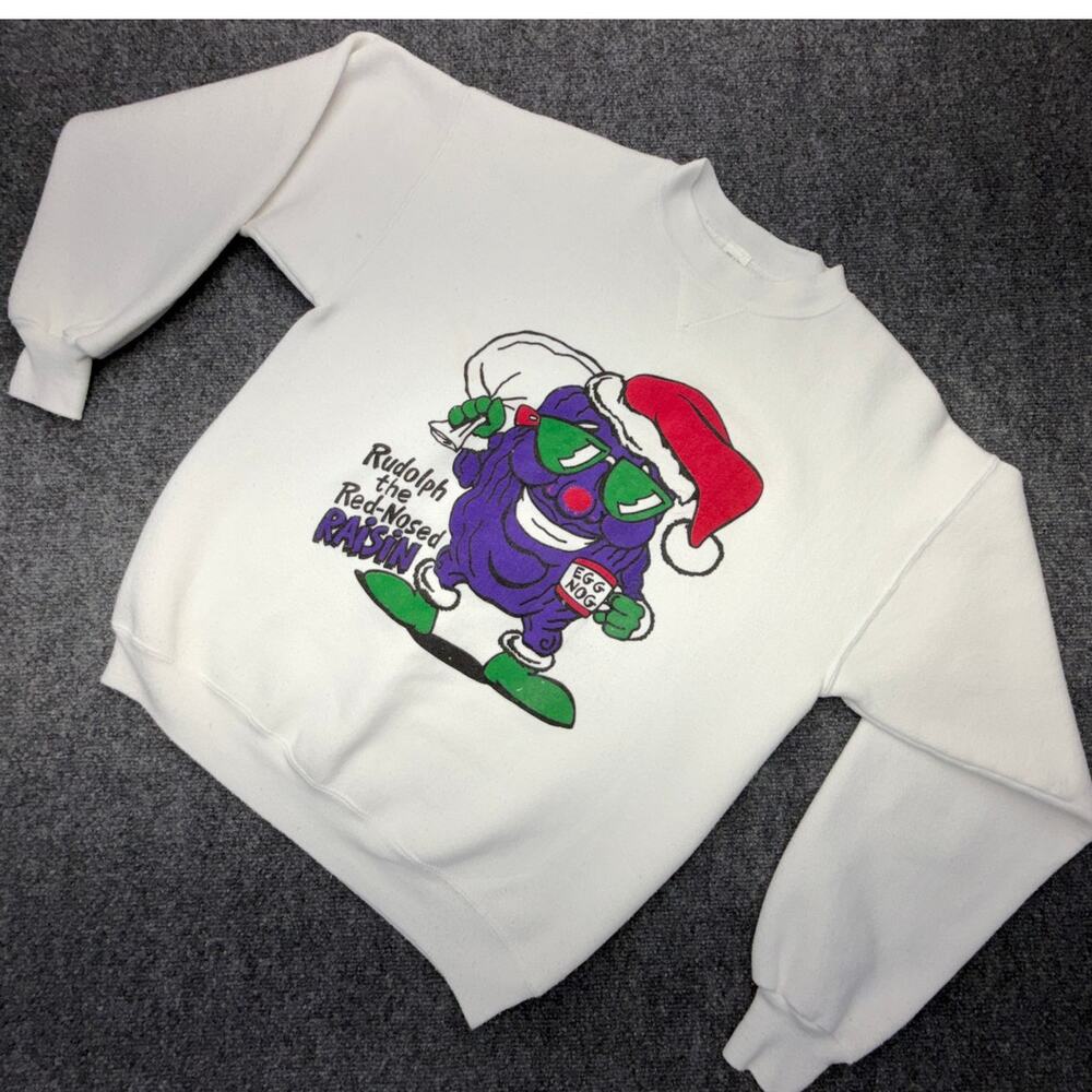 Vintage California Raisins Sweatshirt USA Made 90s XL